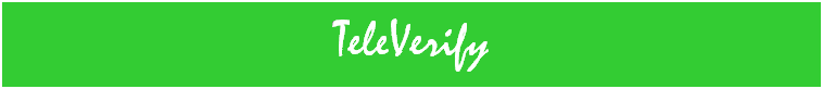 Text Box: TeleVerify
